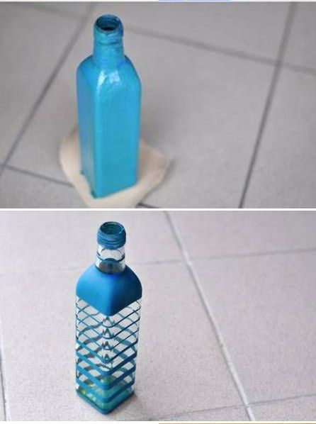 Наносимо ізоляційну стрічку на поверхню пляшки