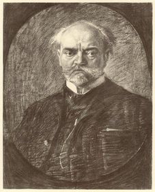 Портрет композитора Антоніна Дворжака   Кисті Швабінського належать безліч портретів відомих в Чехії людей